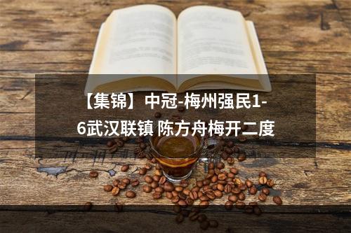 【集锦】中冠-梅州强民1-6武汉联镇 陈方舟梅开二度