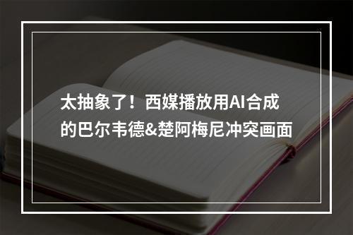 太抽象了！西媒播放用AI合成的巴尔韦德&楚阿梅尼冲突画面