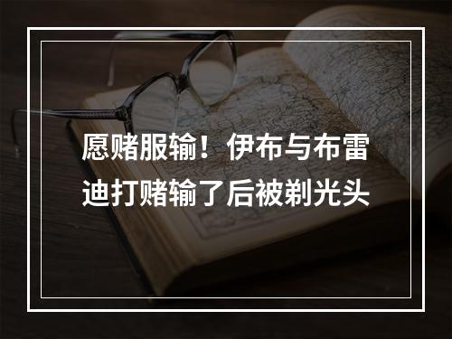 愿赌服输！伊布与布雷迪打赌输了后被剃光头