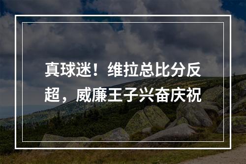 真球迷！维拉总比分反超，威廉王子兴奋庆祝