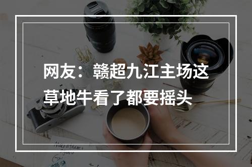 网友：赣超九江主场这草地牛看了都要摇头