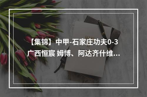 【集锦】中甲-石家庄功夫0-3广西恒宸 姆博、阿达齐什维利破门