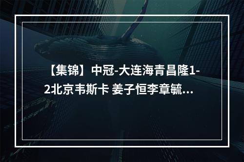 【集锦】中冠-大连海青昌隆1-2北京韦斯卡 姜子恒李章毓建功