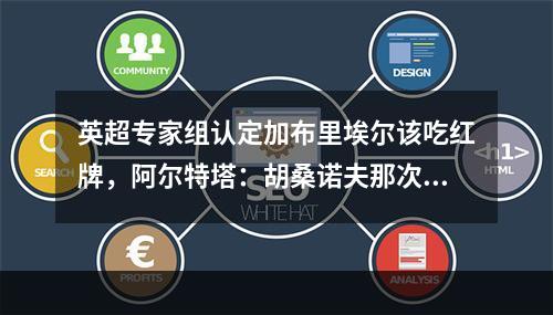 英超专家组认定加布里埃尔该吃红牌，阿尔特塔：胡桑诺夫那次咋说