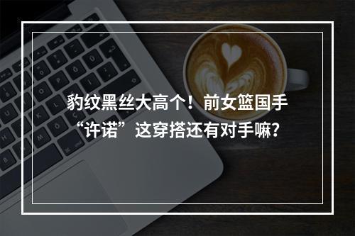 豹纹黑丝大高个！前女篮国手“许诺”这穿搭还有对手嘛？