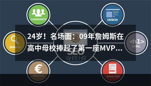 24岁！名场面：09年詹姆斯在高中母校捧起了第一座MVP奖杯！