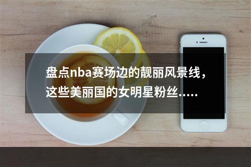 盘点nba赛场边的靓丽风景线，这些美丽国的女明星粉丝...
