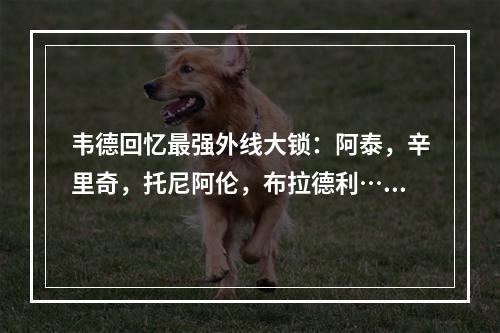 韦德回忆最强外线大锁：阿泰，辛里奇，托尼阿伦，布拉德利……