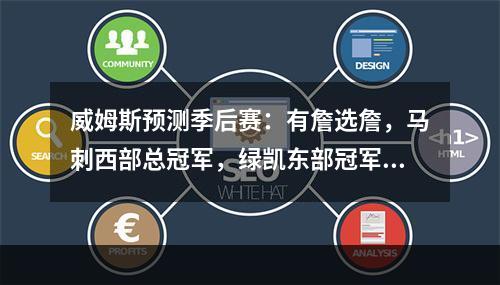 威姆斯预测季后赛：有詹选詹，马刺西部总冠军，绿凯东部冠军！