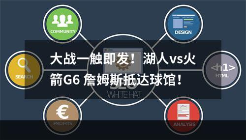 大战一触即发！湖人vs火箭G6 詹姆斯抵达球馆！